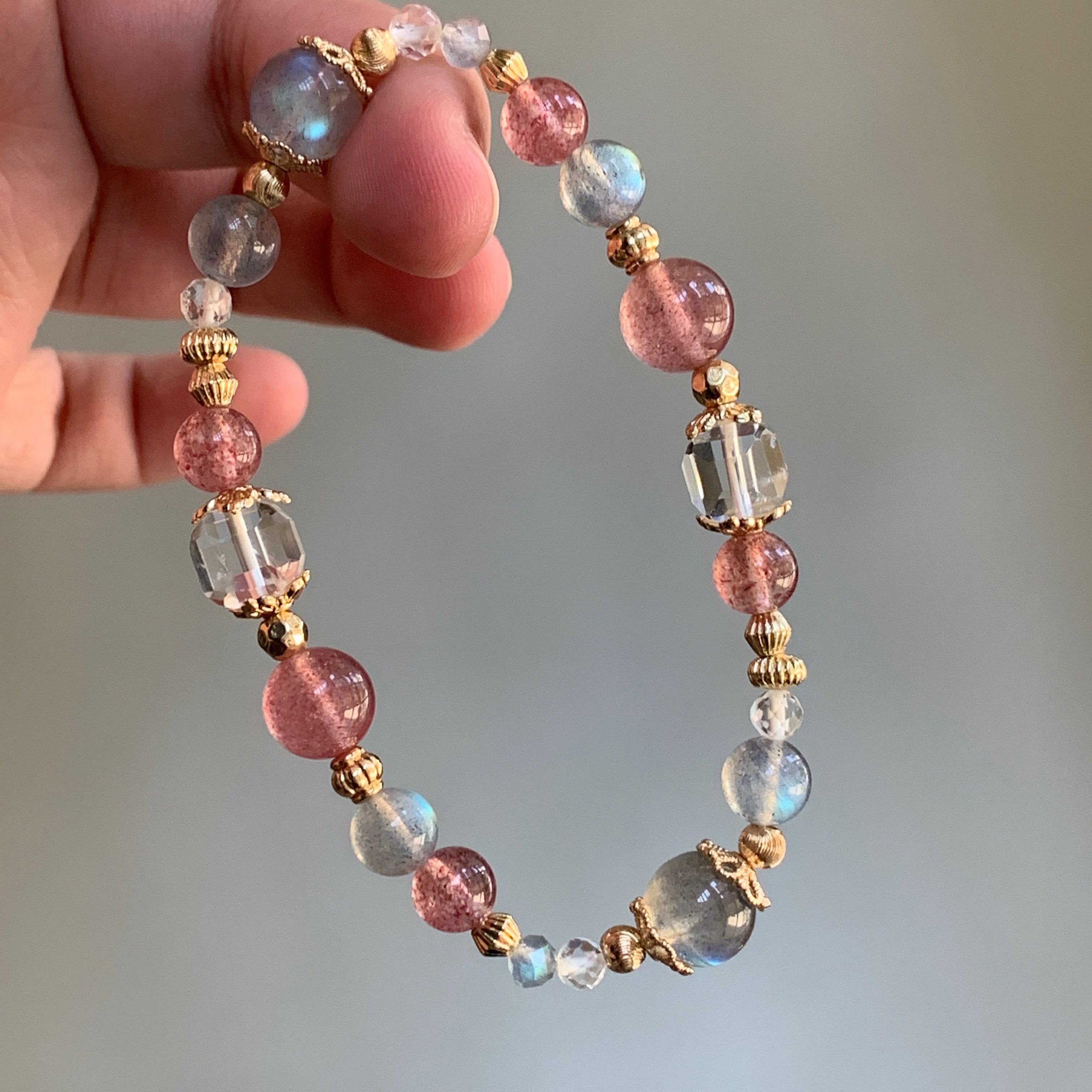 Souji crystal ｜月神權杖｜拉長石手鍊