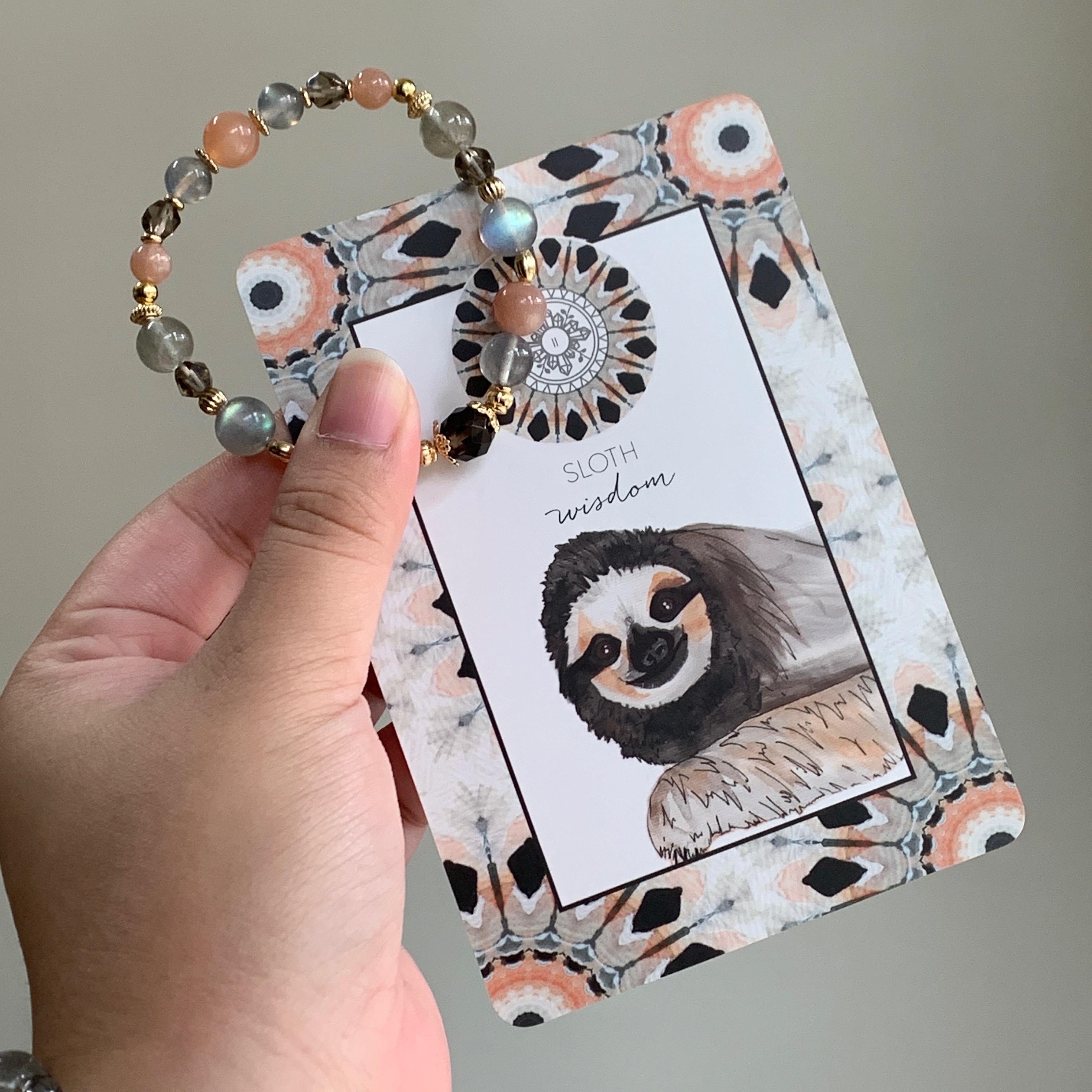 Souji crystal | Sloth樹懶｜神諭卡系列