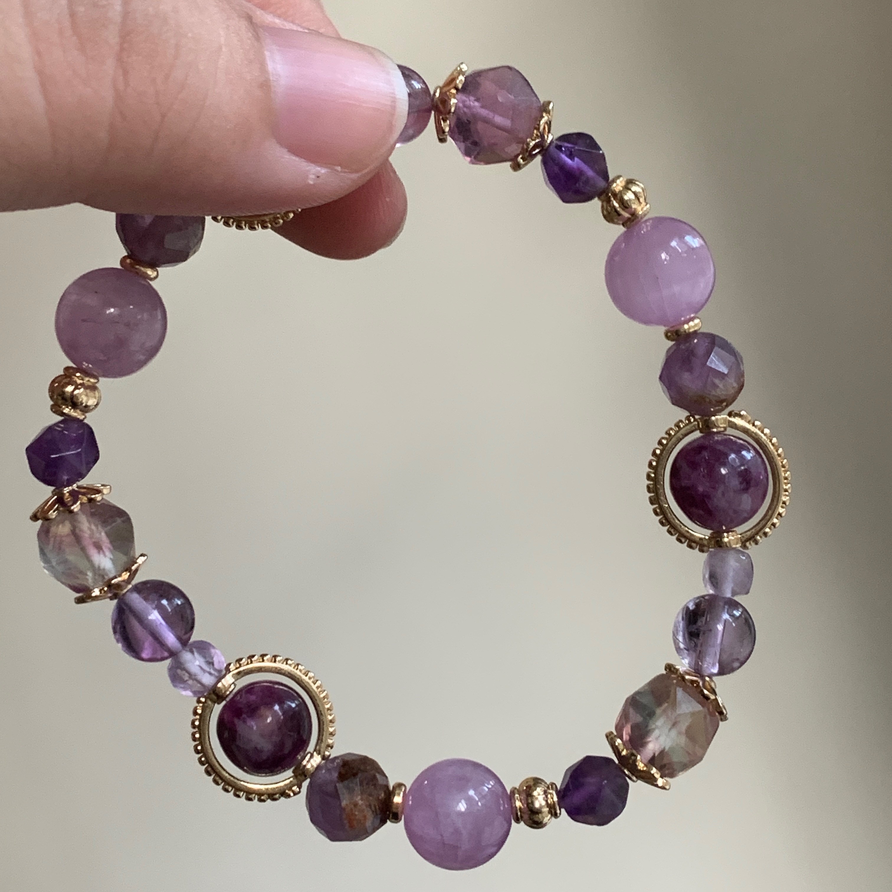 Souji Crystal｜藤紫印象｜紫水晶手鍊