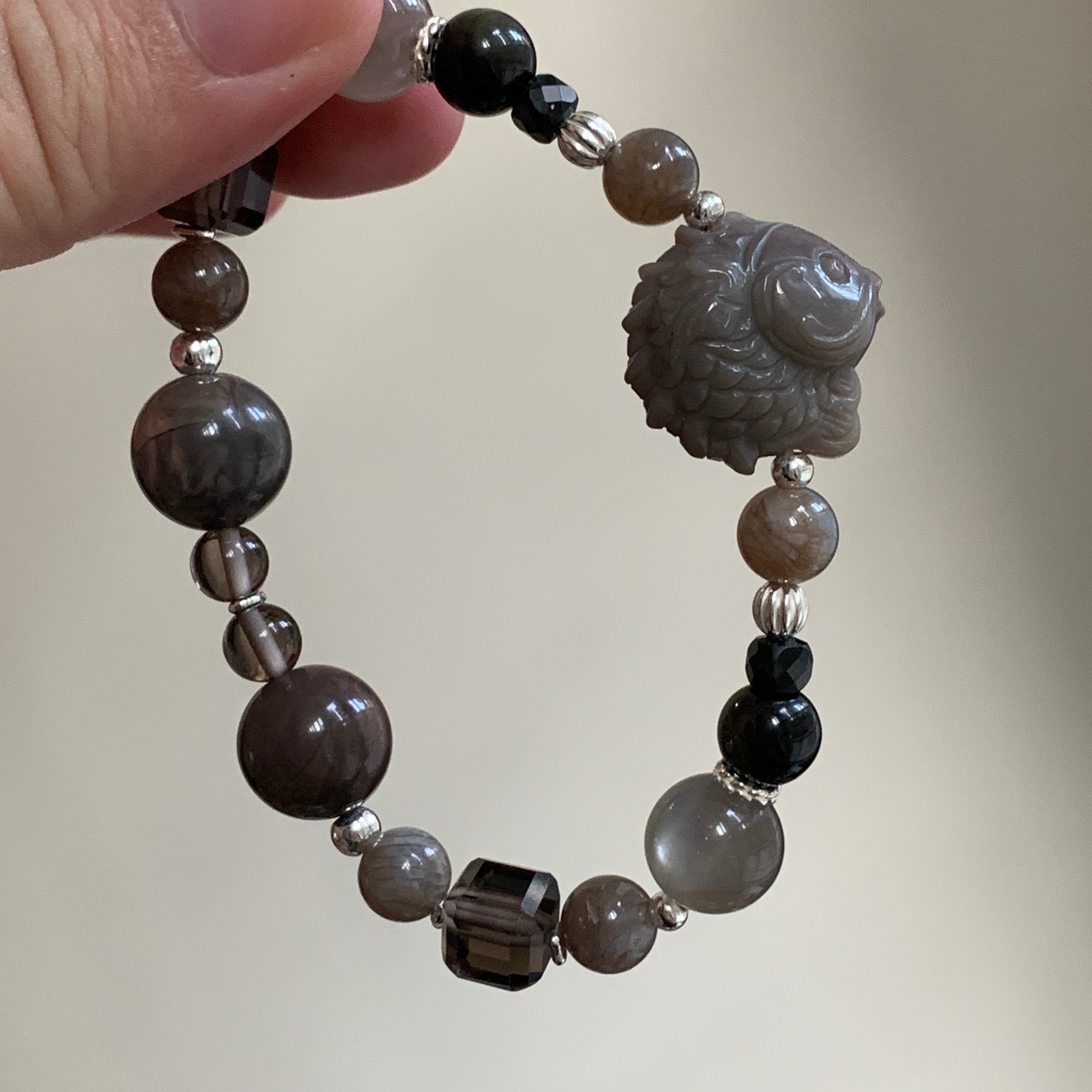 Souji Crystal｜巧克力魚｜阿拉善手鍊