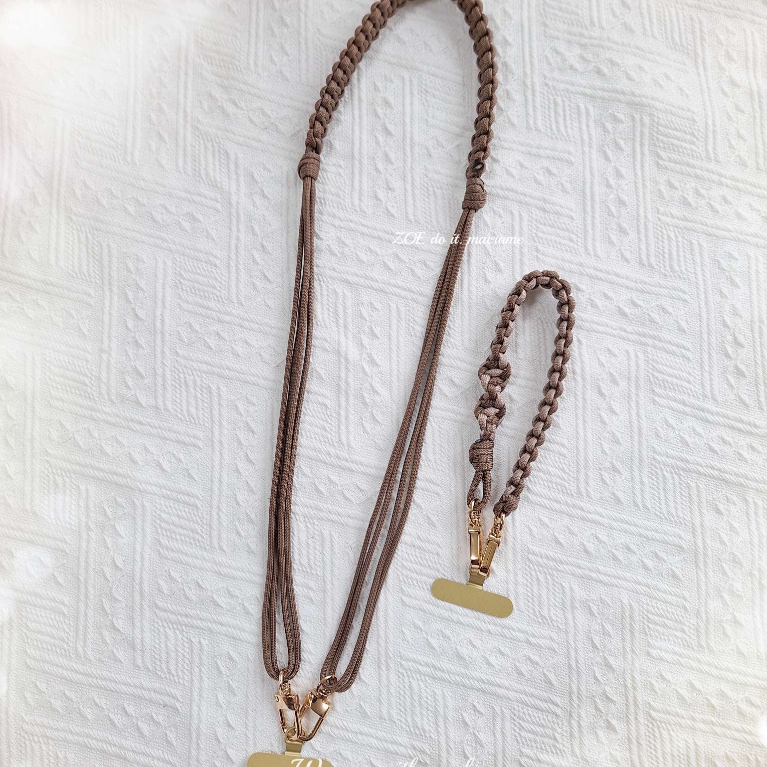 ｜手機長揹繩｜傘繩簡約款▪︎可調整長度