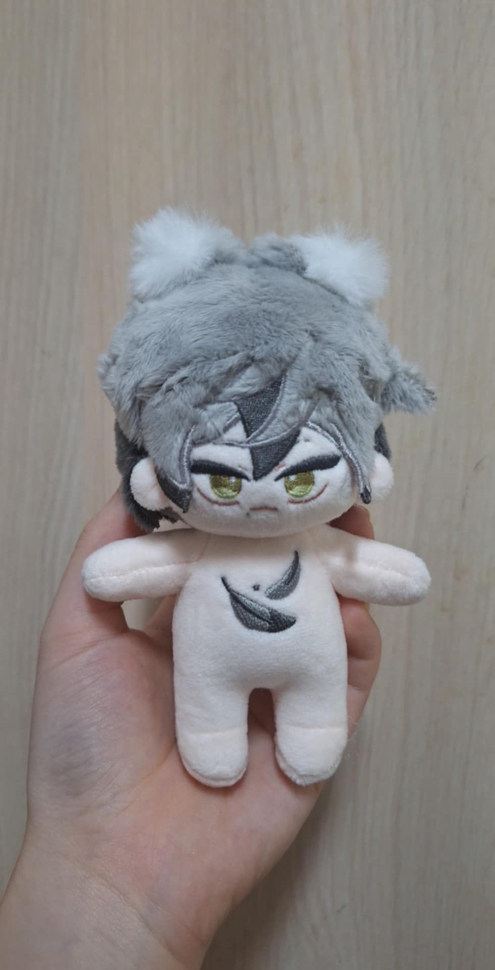 棉花娃 裸娃 10cm