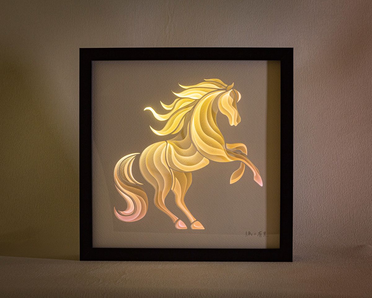 【馬 晨曦】立體紙雕氣氛燈 / 破曉之前，總有一道光為你預備