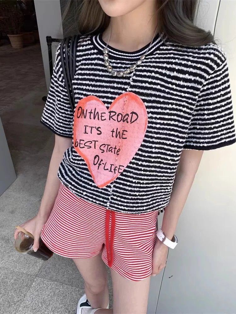 預購款𖤐兔子魚D║671 女短褲 休閒短褲 挺料短褲 彈力短褲 抽繩短褲 條紋短褲 質感短褲 鬆緊短褲 細條短褲