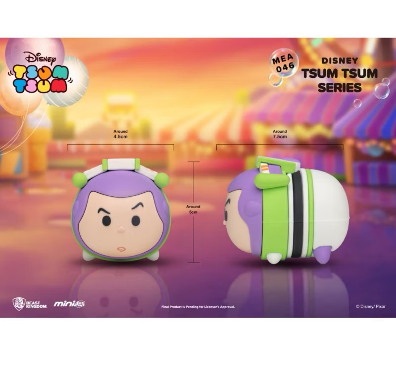 ￼【全新現貨】野獸國 巴斯光年 Tsum Tsum 玩具總動員系列 趴趴 公仔  確認款未拆袋不含盒