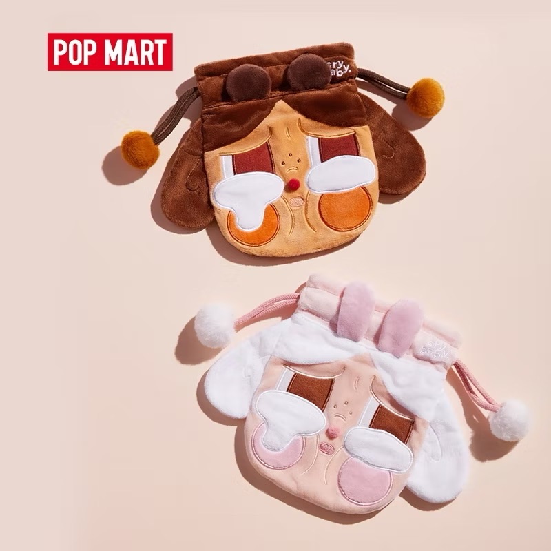 ￼【熱門爆品 現貨🔥】POP MART 泡泡瑪特 CRYBABY眼淚工廠系列-收納包