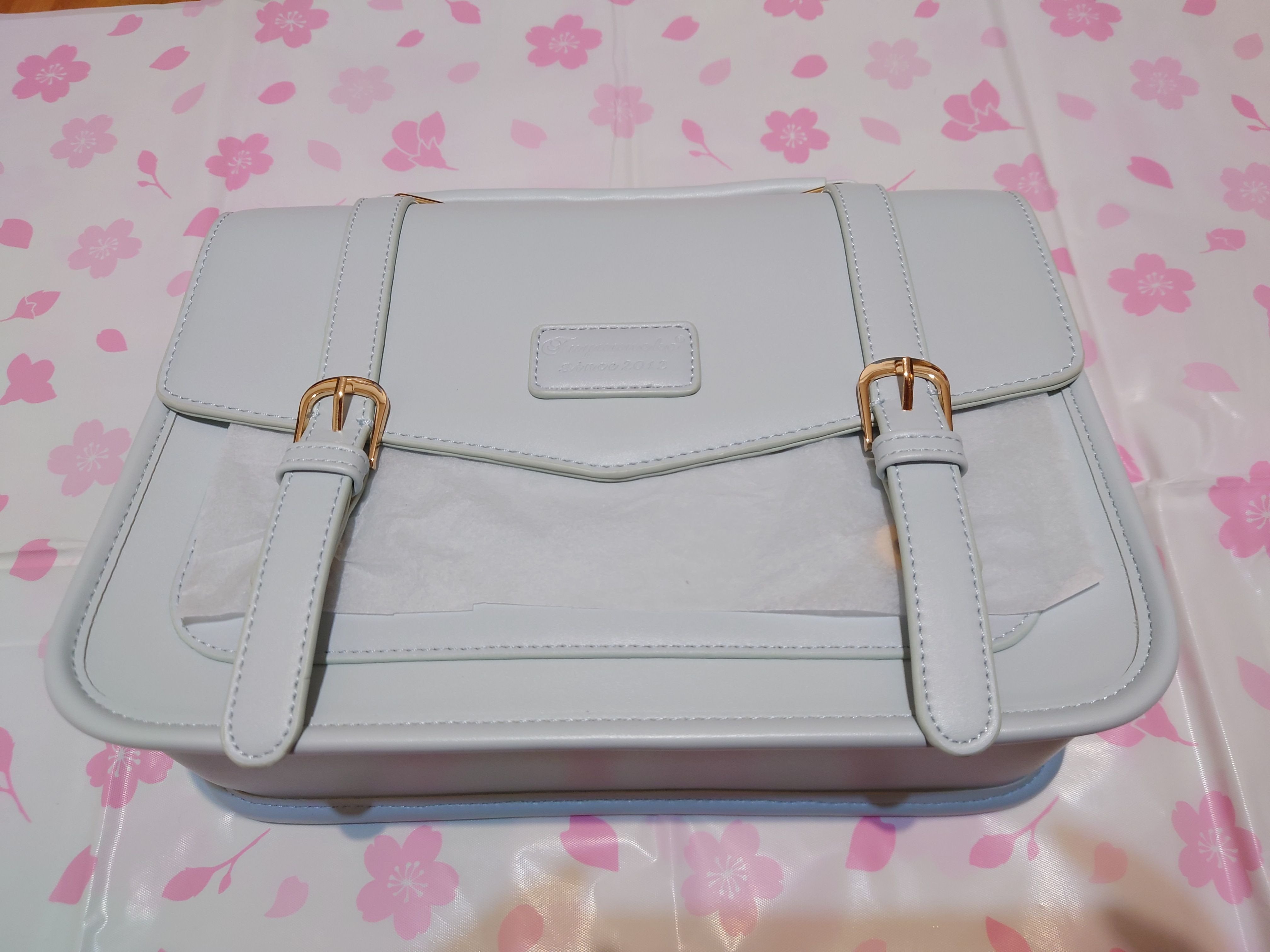 浮游貓劍橋痛包-淺藍（附隔板）