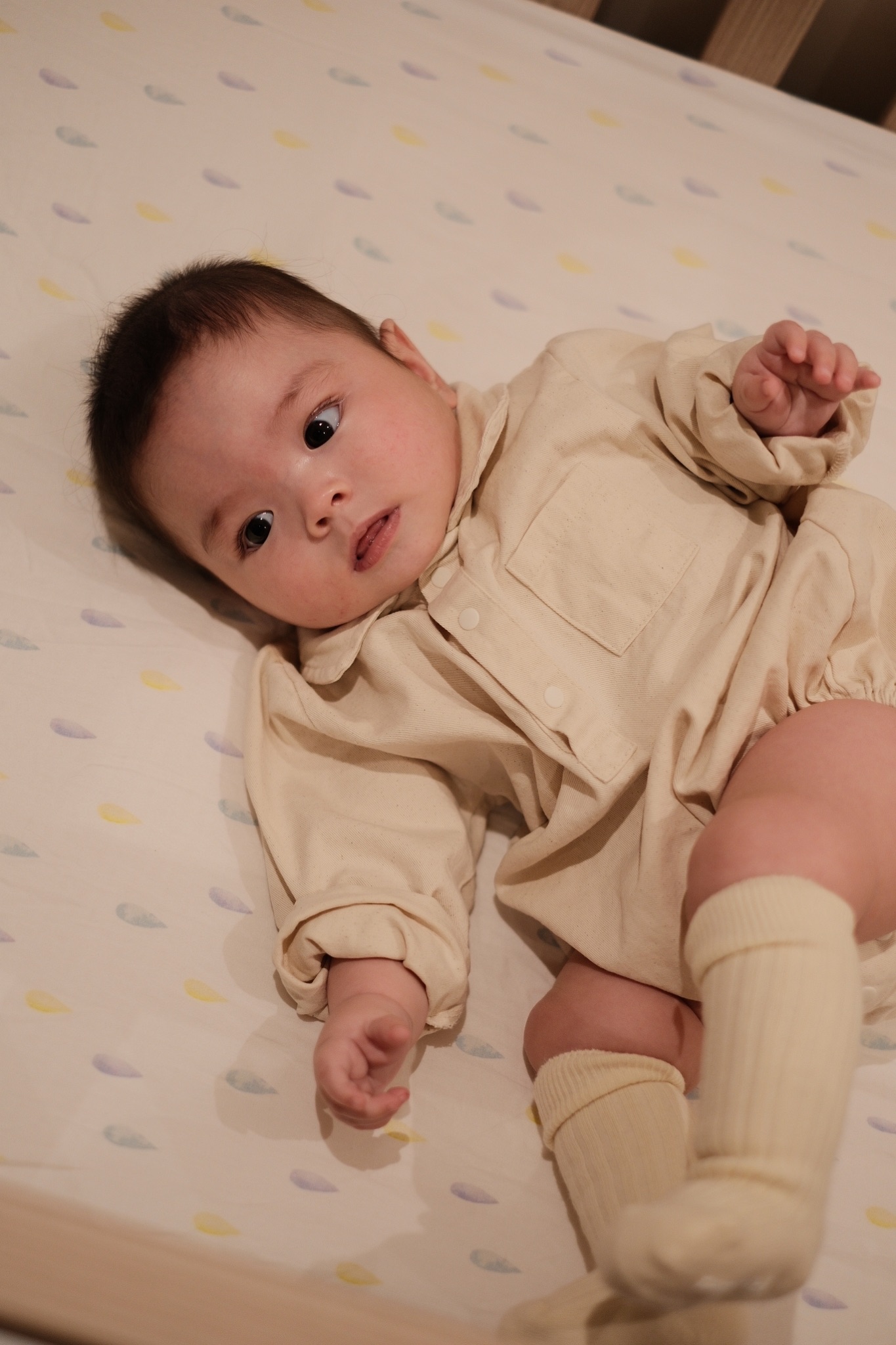 [童裝] 純棉襯衫包屁款