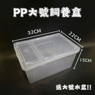 PP爬蟲飼養盒  大號透明飼養盒 方便堆疊