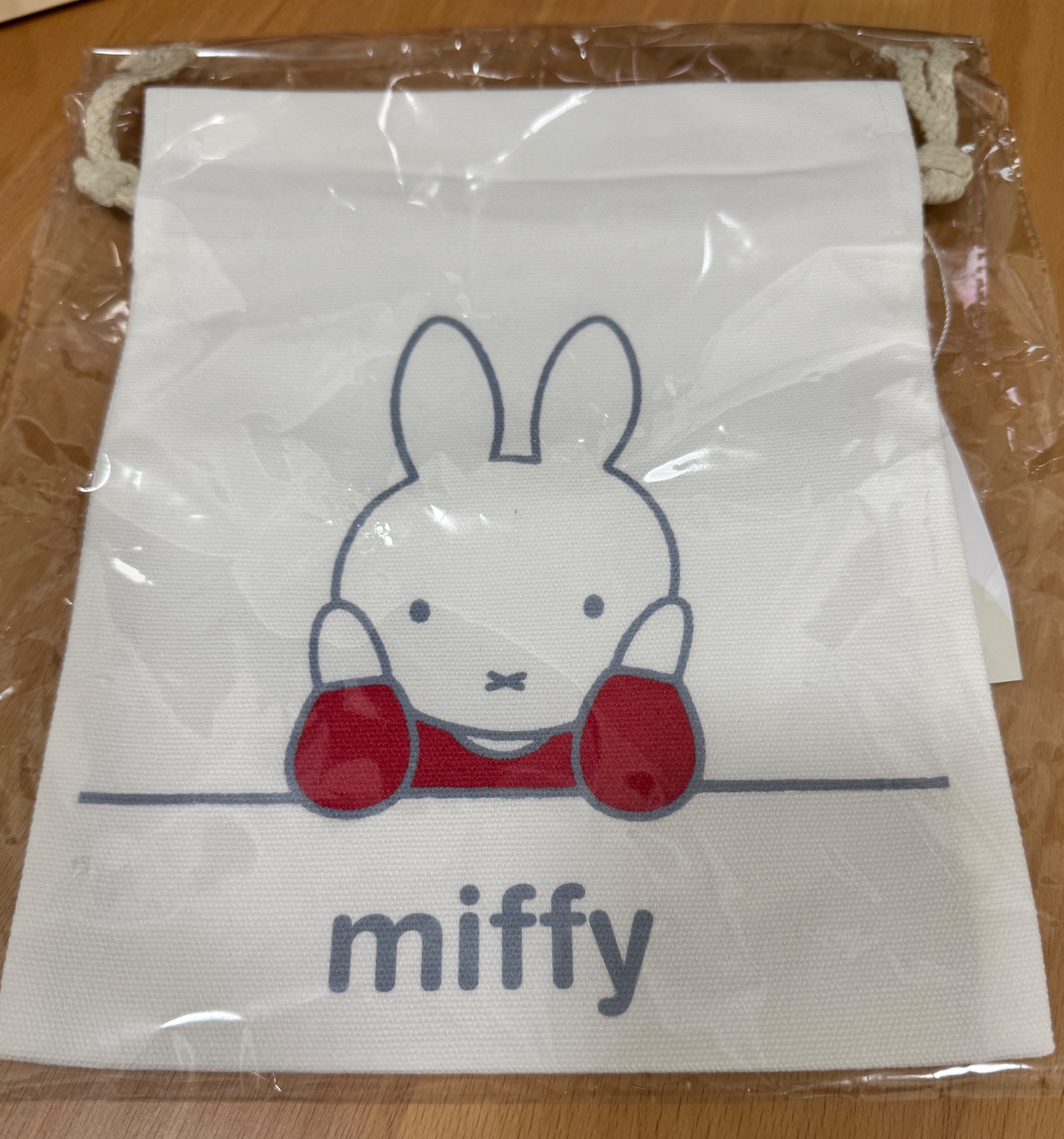Miffy中型帆布束口袋