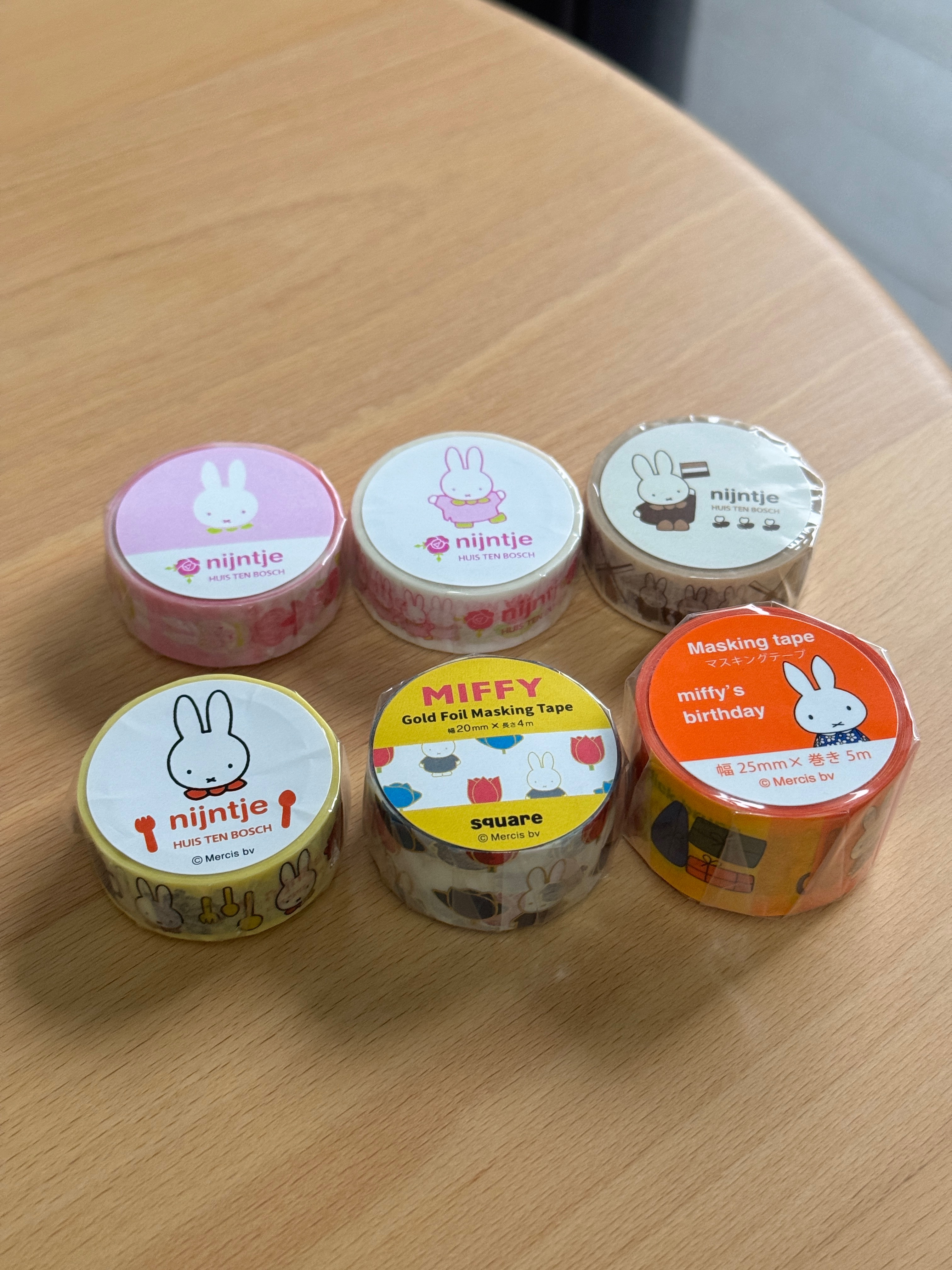 日本帶回 miffy明信片＆紙膠帶 文創小物
