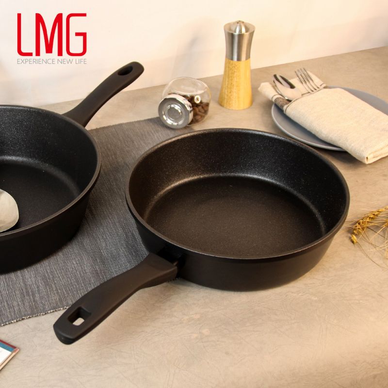 LMG｜黑曜石極耐磨炒鍋30cm