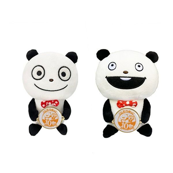 限量 熊貓娃娃2隻組/10週年限定