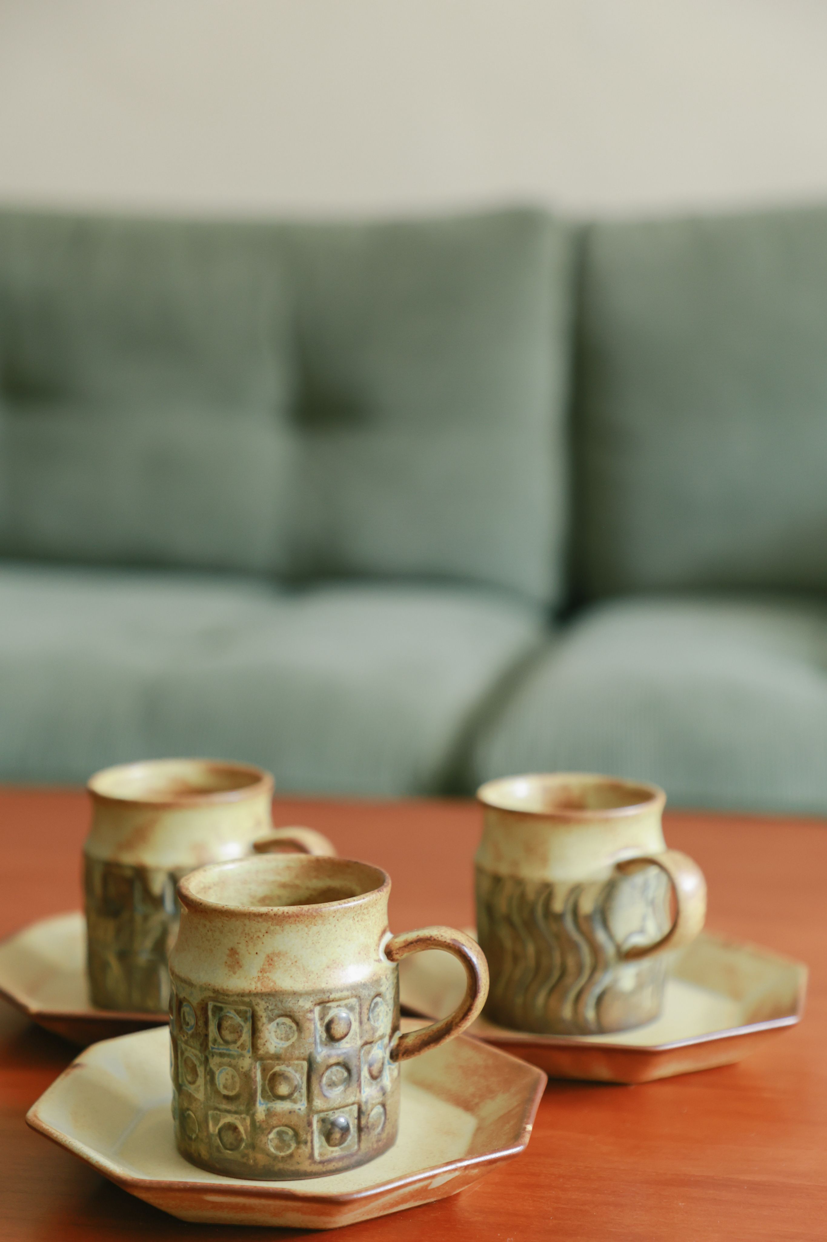 ❁ 日本製造 ❁ 瀨戶燒｜MOLD MUG 模造馬克杯 + OCTAGON PLATE 八角碟
