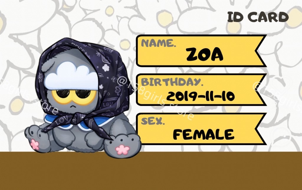 Zoa＆GD飯制悠遊卡