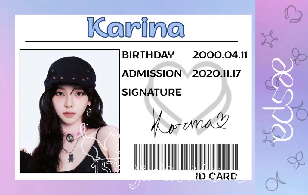 aespa飯制悠遊卡