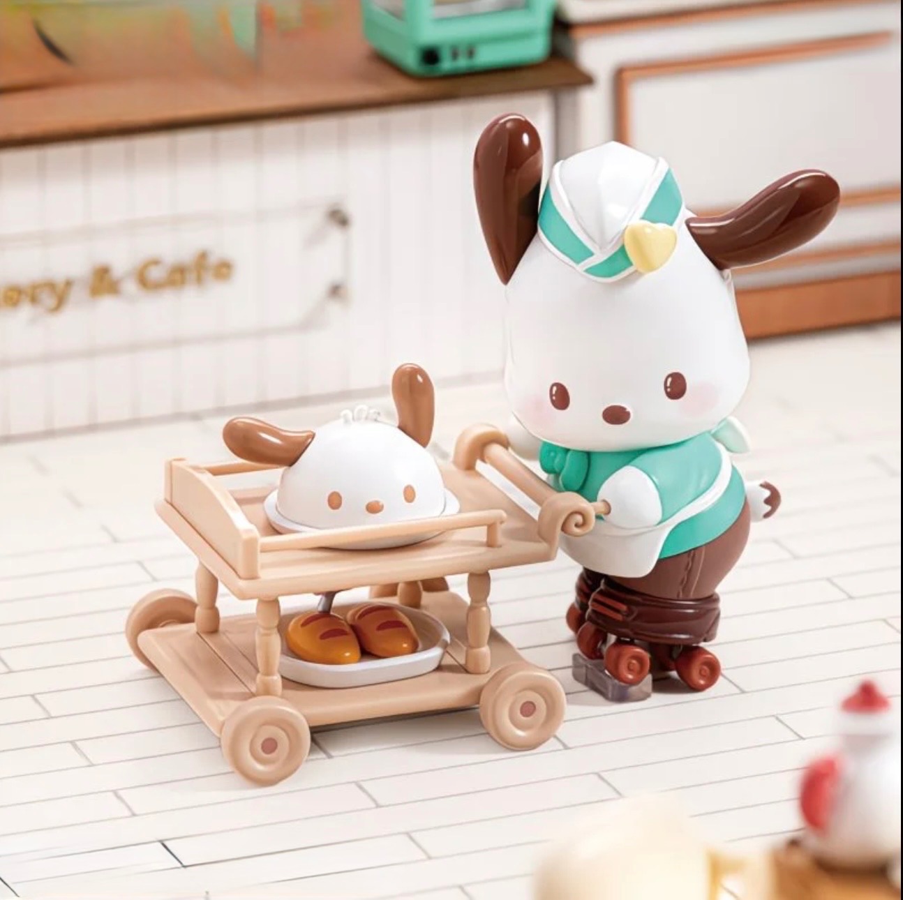 TOP TOY正版三麗鷗家族滑輪西餐廳系列盲盒