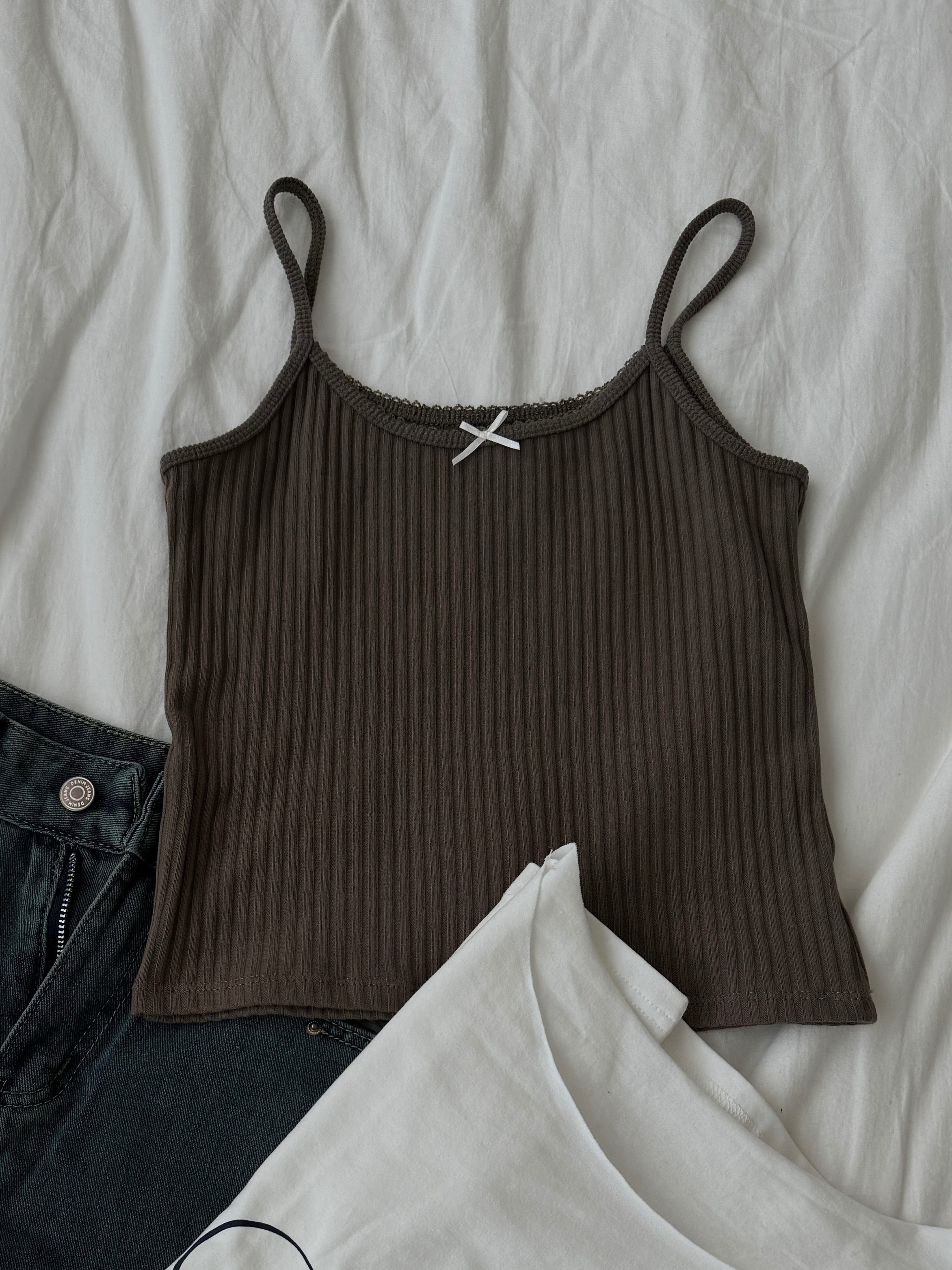 秋天的顏色🐻蕾絲熊熊小背心