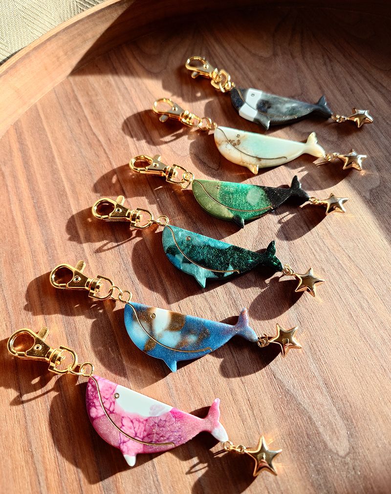 K貓工作室 手作 海洋星之鯨系列  吊飾20