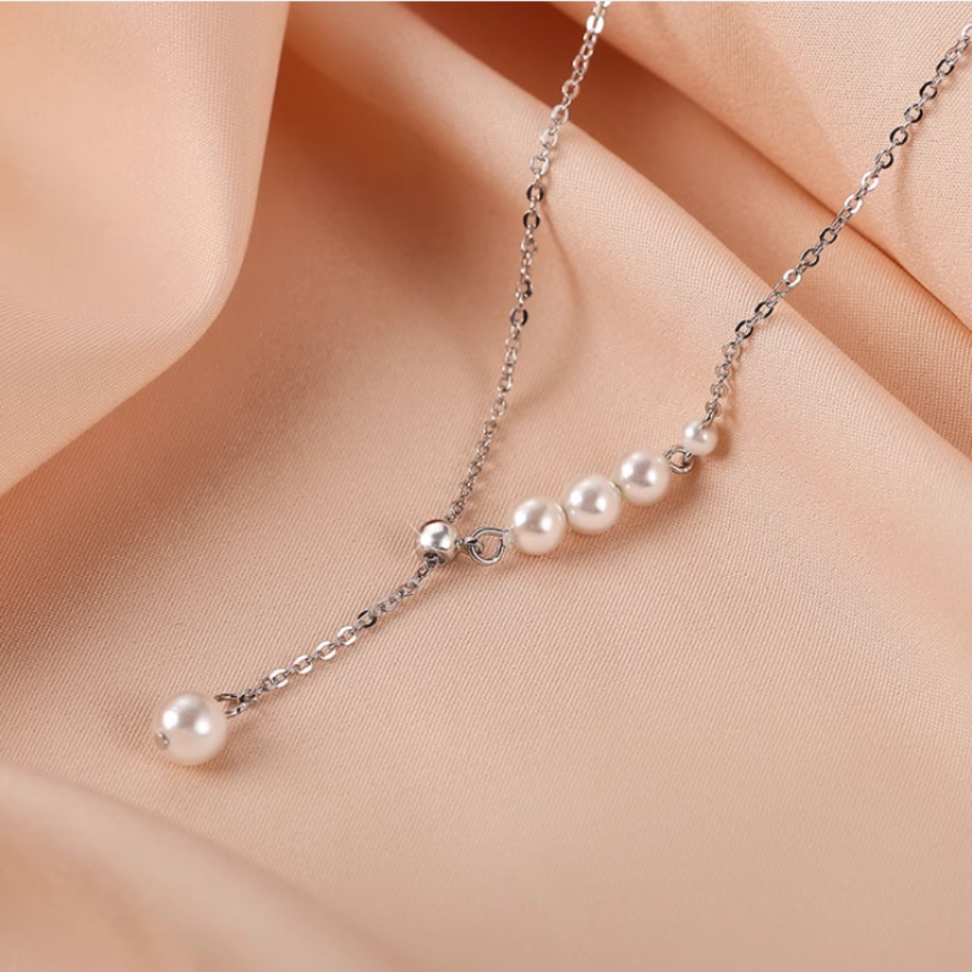 【預購】S925純銀珍珠流蘇項鍊【預購】