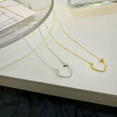 S925純銀百搭線條愛心金項鍊【預購】