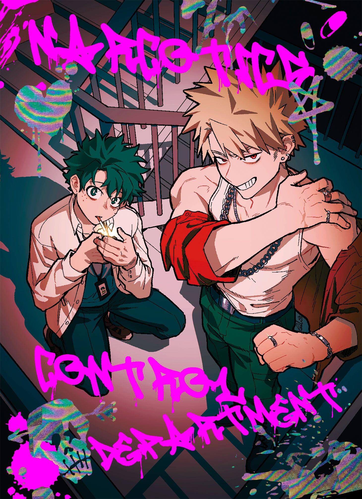 [MHA]出勝-緝毒AU明信片 新版（燙料以實體照為主）