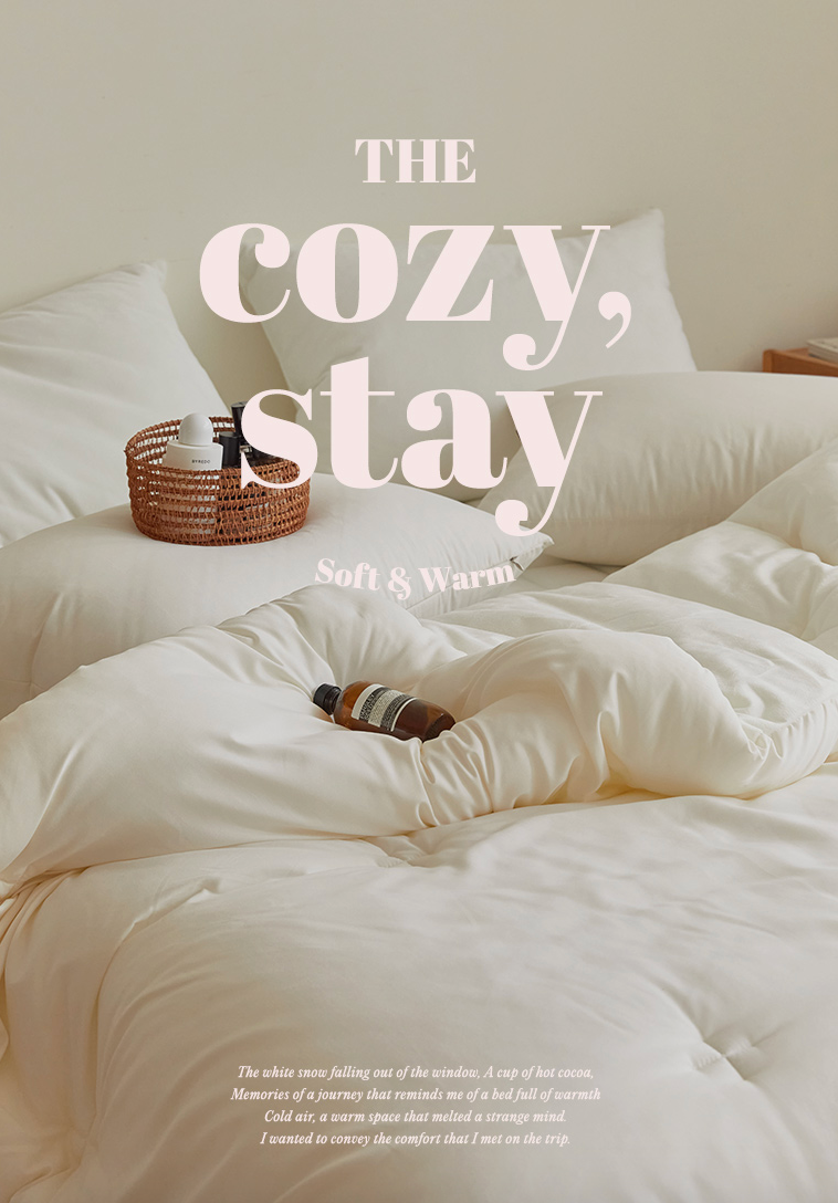 冬被 單面短毛絨 - Cozy Stay系列 3色