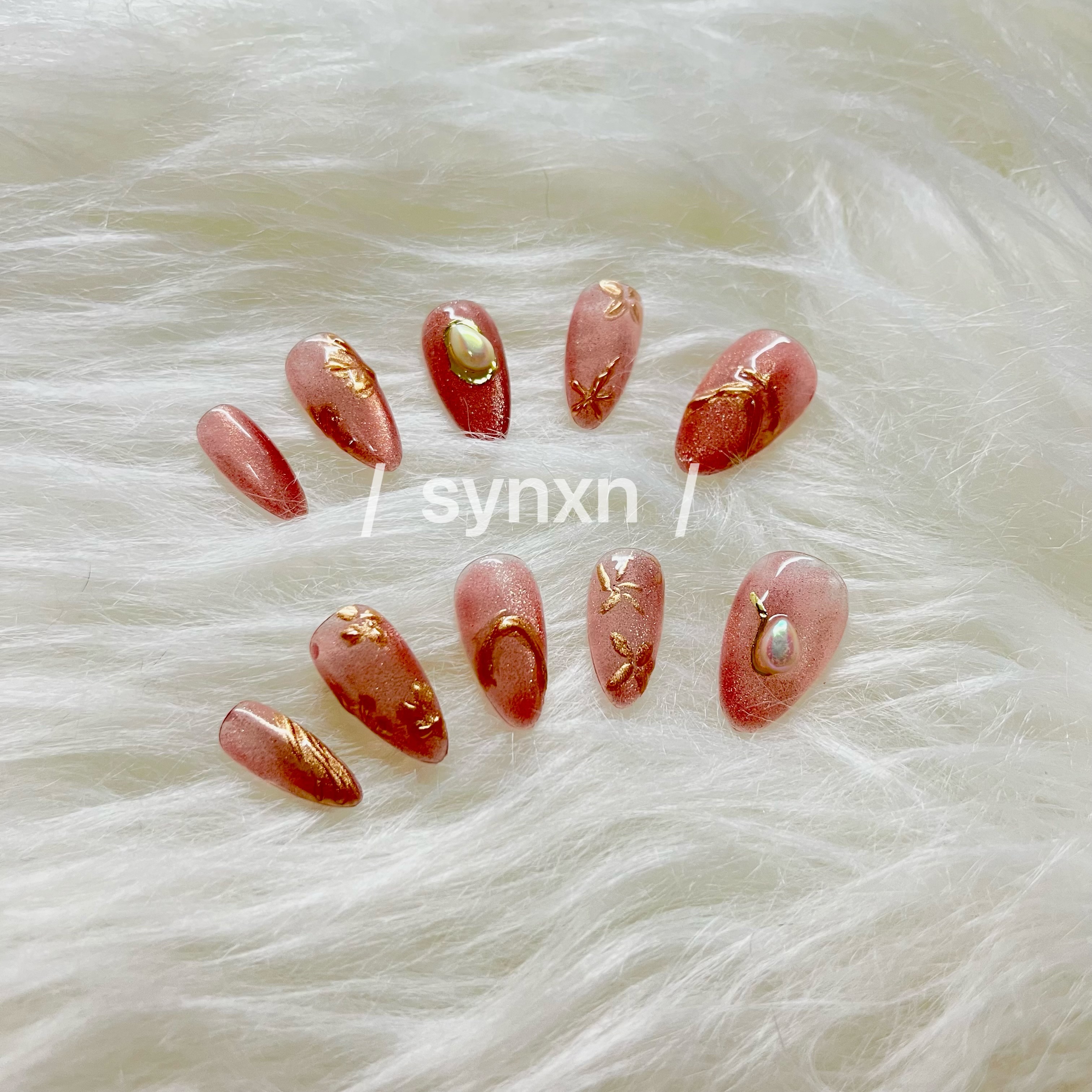 🤍貓眼壓金-米漾穿戴甲