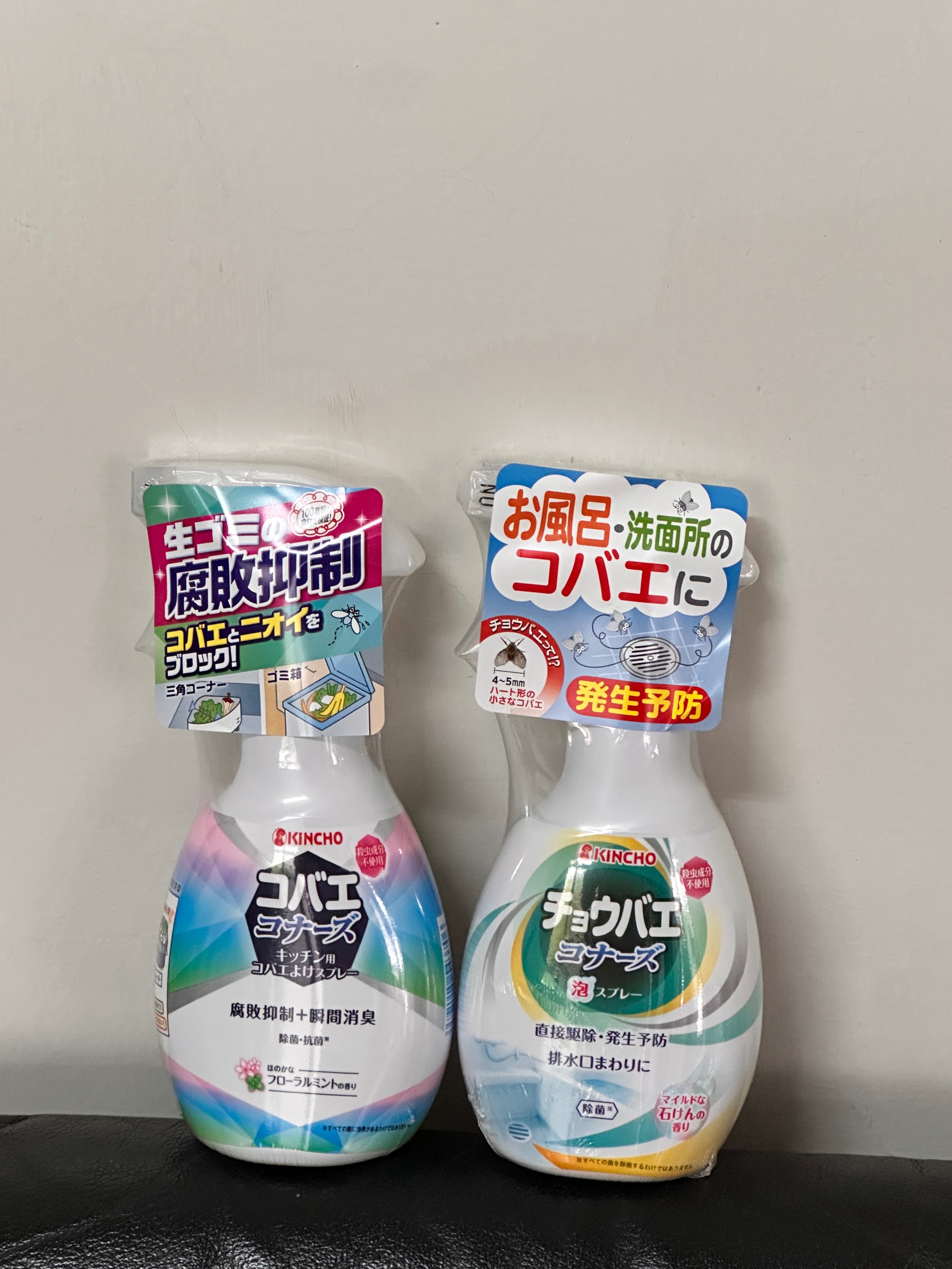 【FHICS】現貨 日本KINCHO金鳥水管消臭清潔噴霧 除蟲 清潔 噴霧消臭 輕鬆噴霧300ml