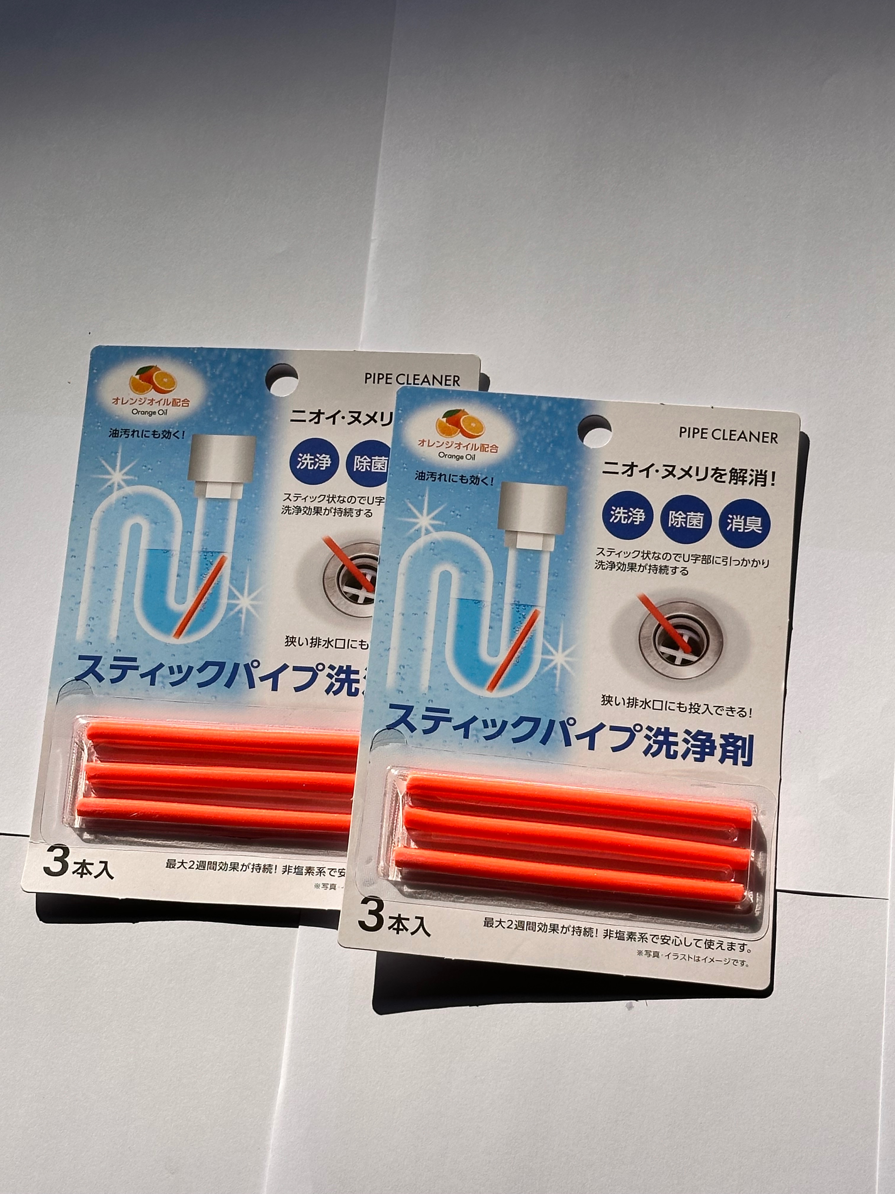 【FHICS】日本不動化學 條狀水管清潔錠3g*3入/包