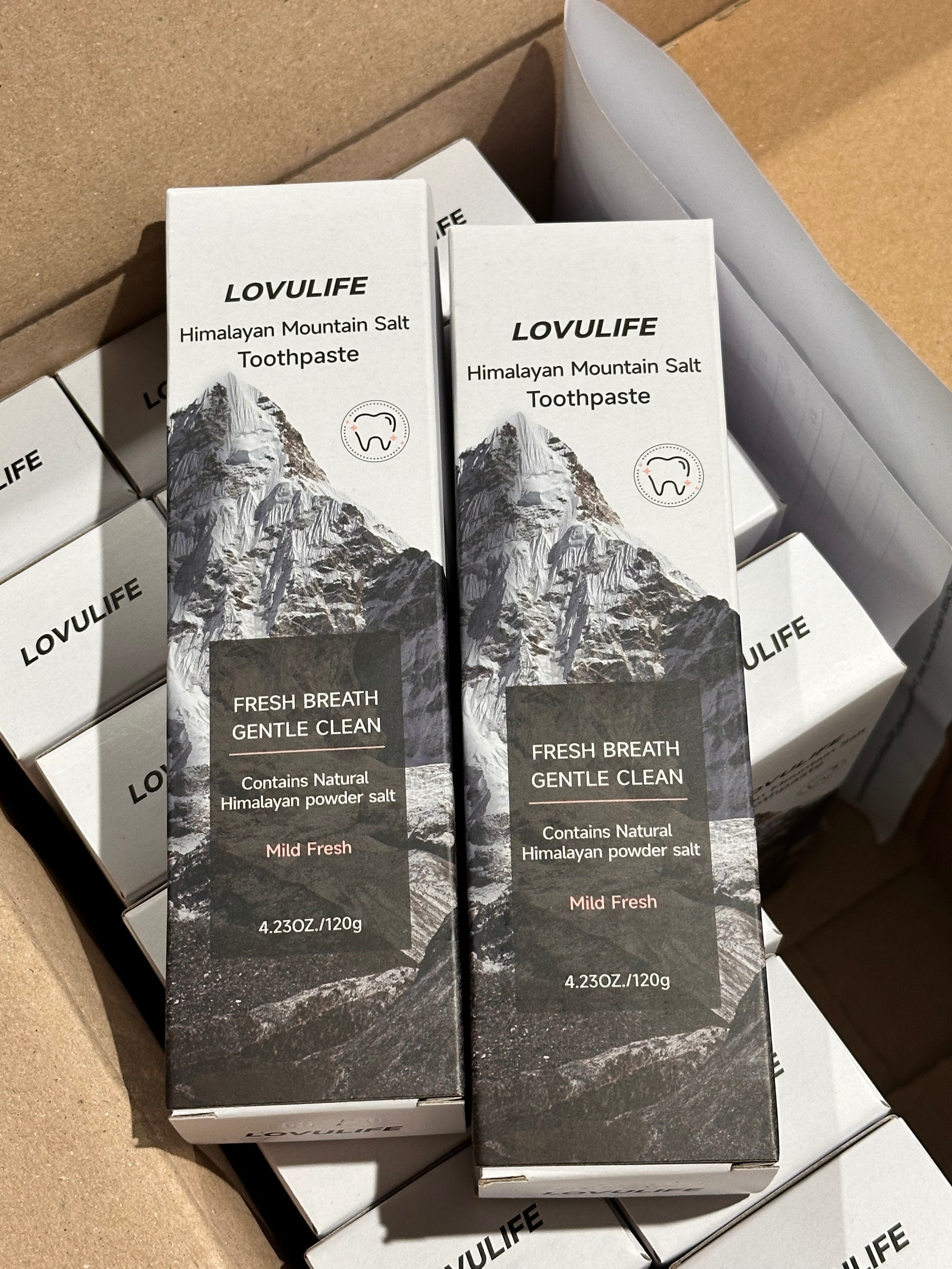 韓國LOVULIFE喜馬拉雅山鹽薄荷牙膏120g齒垢分解 去牙結石淨齒牙膏 牙結石牙膏 牙膏 韓國牙膏