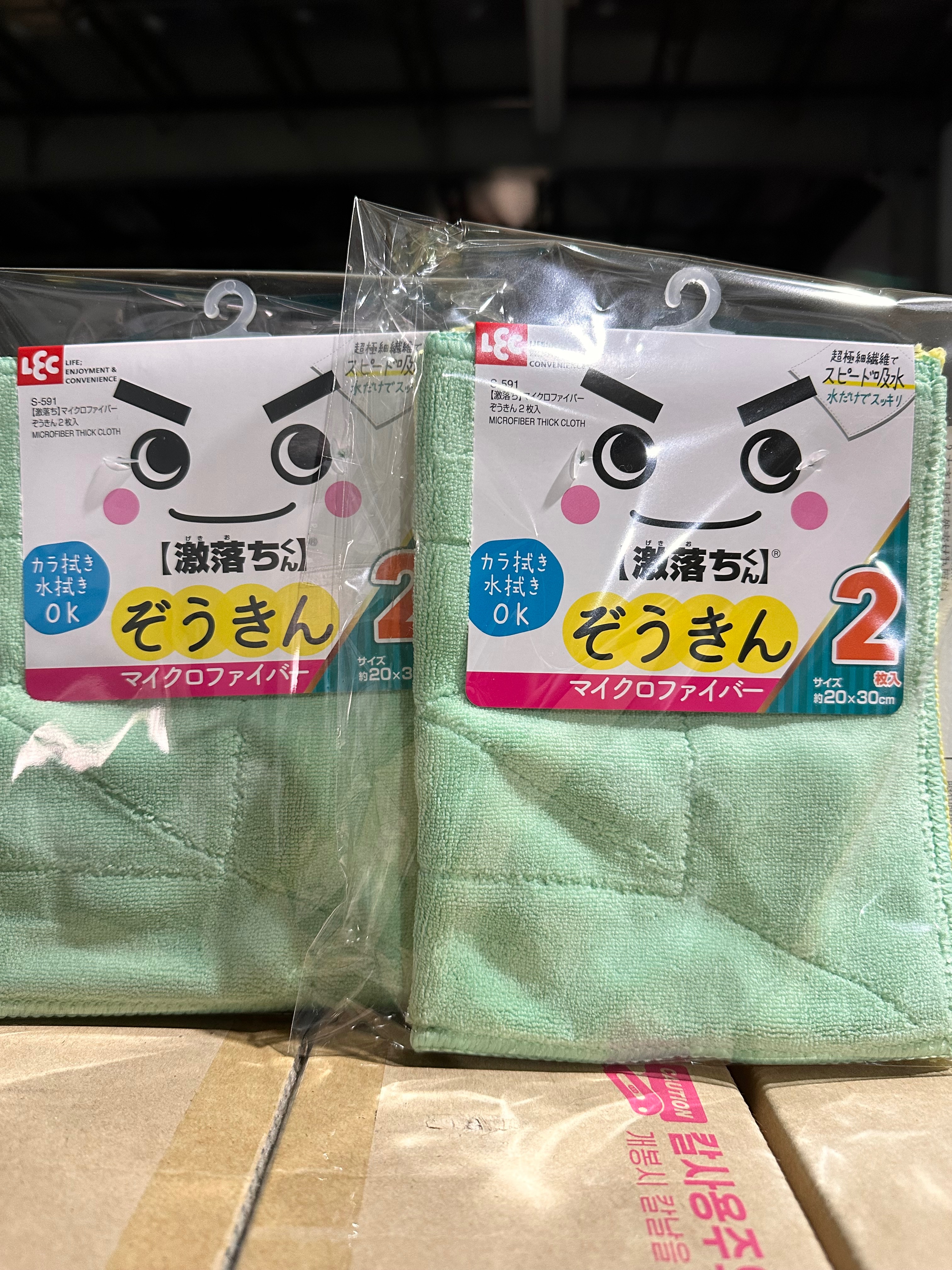 【FHICS】 日本 抹布 現貨 抹布LEC激落君 超細纖維 吸水抹布組 入吸水抹布 日本抹布 乾濕兩用 纖維布