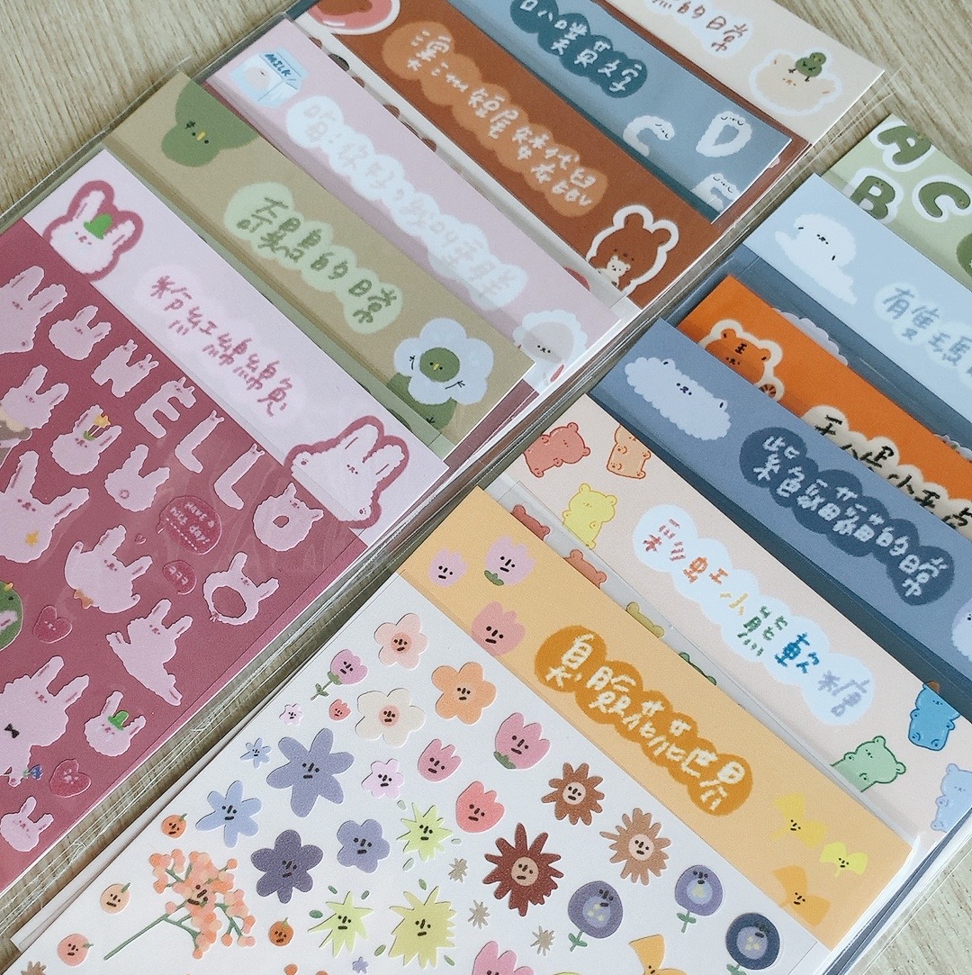 〖 插畫系列A6貼紙｜共16款 〗