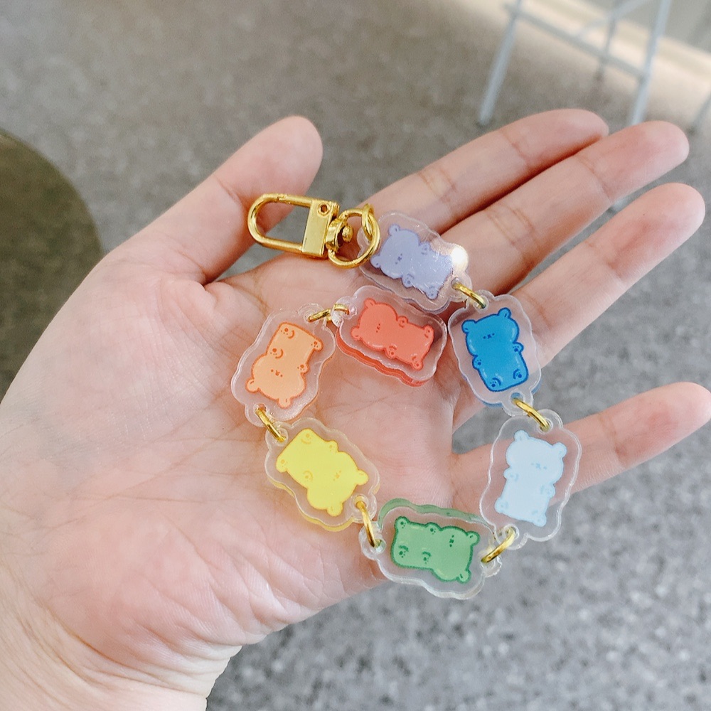 〖 七彩小熊軟 糖串串 〗