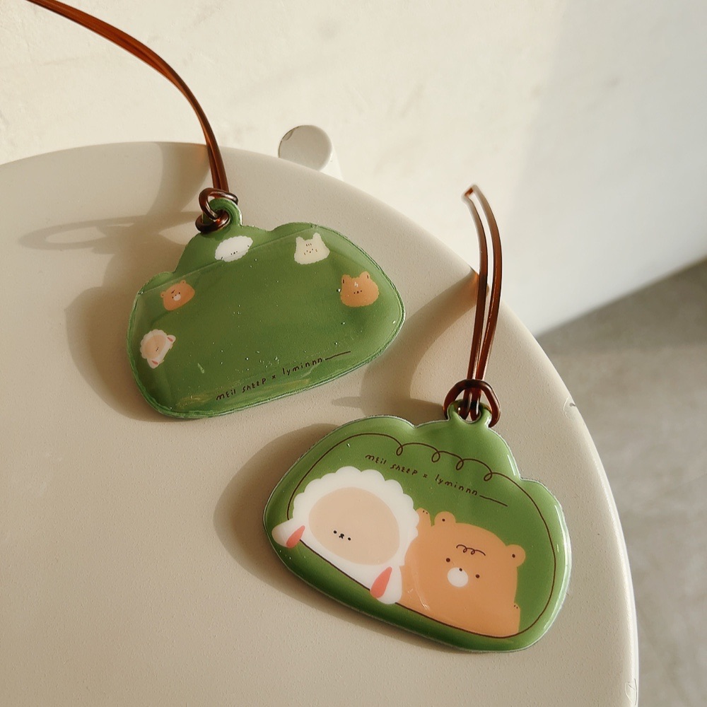 〖 垂耳羊｜與哩咪聯名的行李吊牌 〗