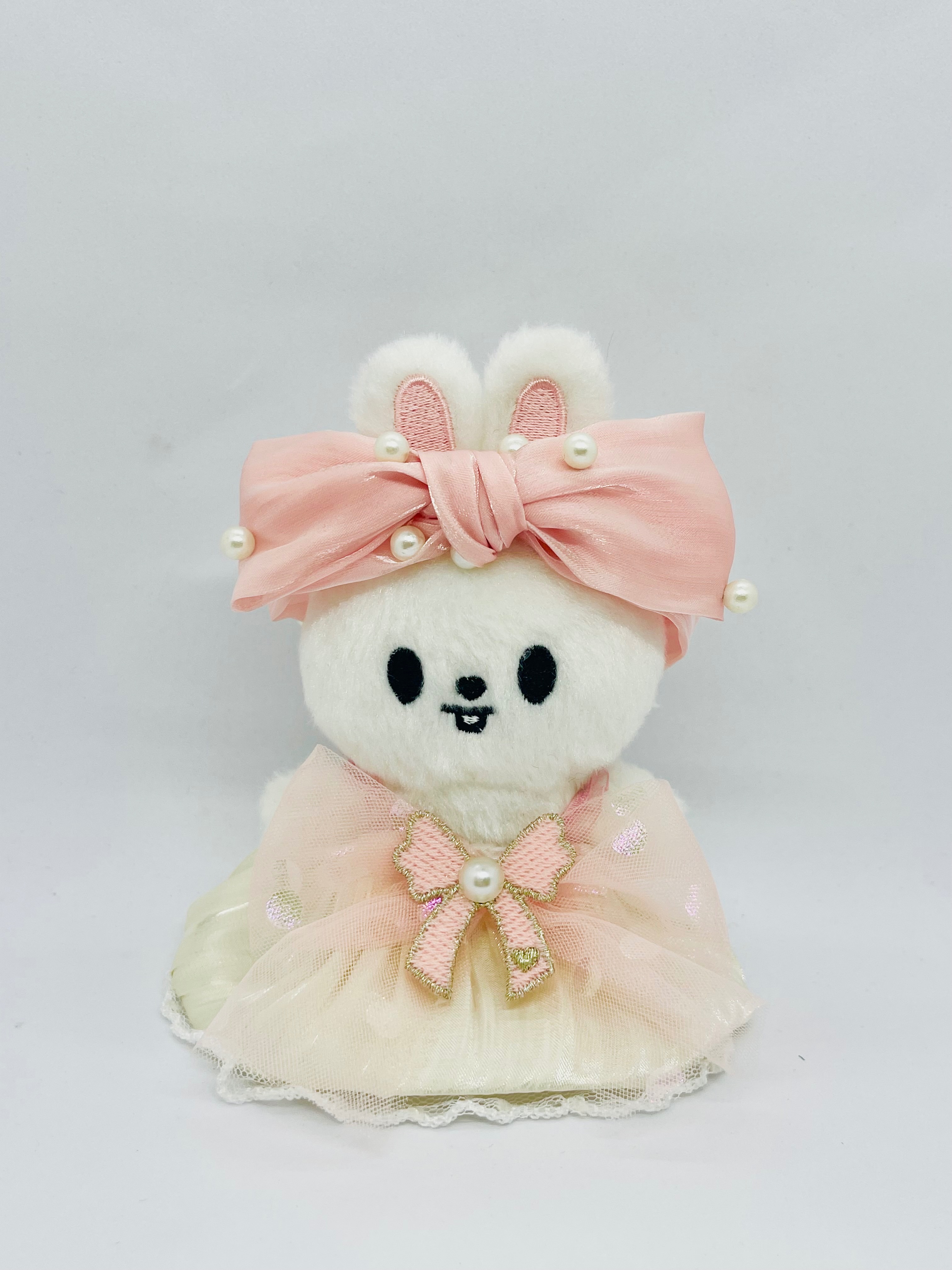 珍珠蝴蝶結小洋裝（10CM/站立娃）