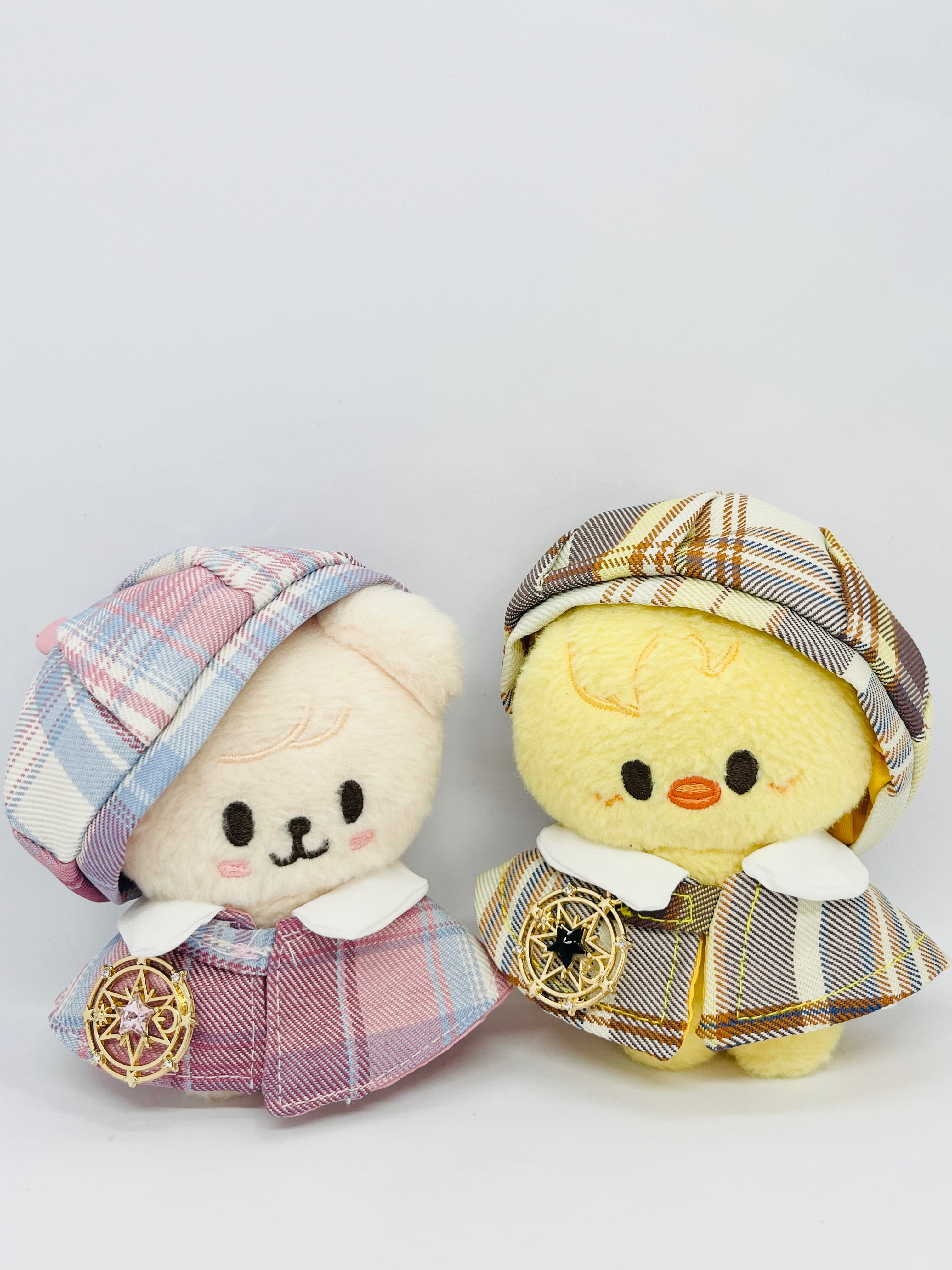 星芒格紋披肩套裝