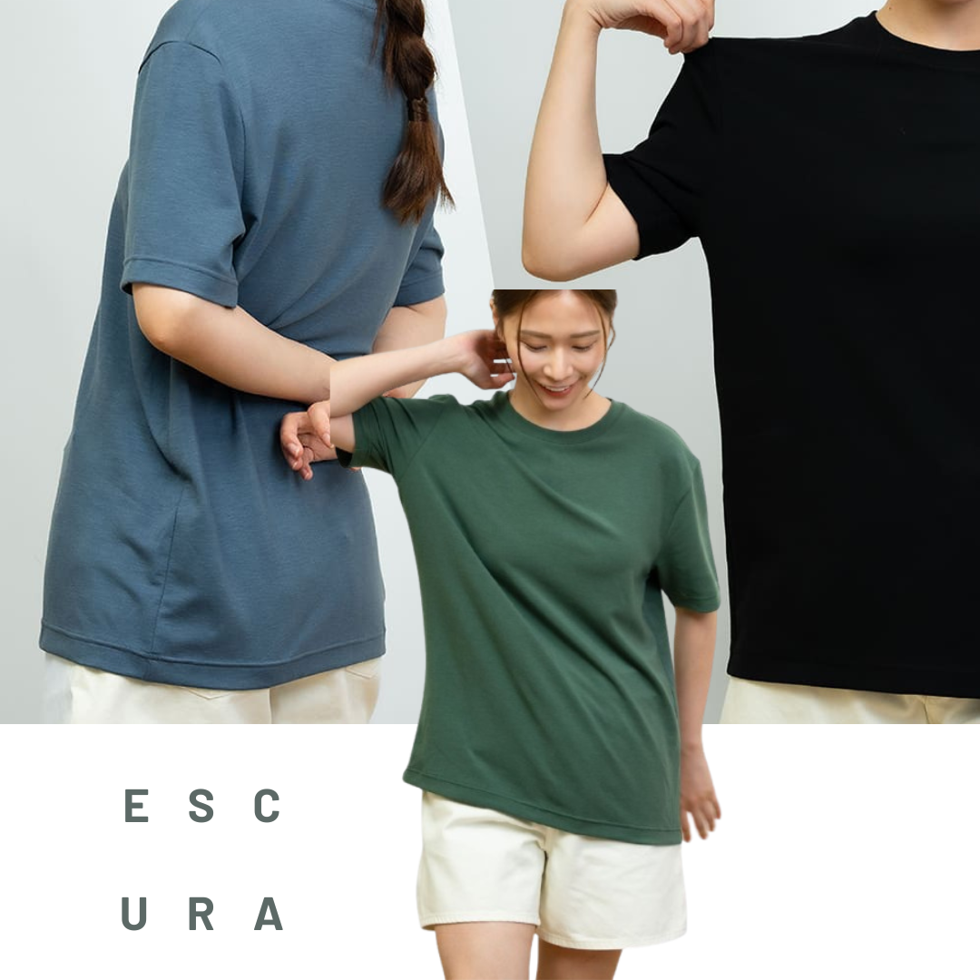 ESCURA 清輕衣系列 - 寬版清輕T（霧面）