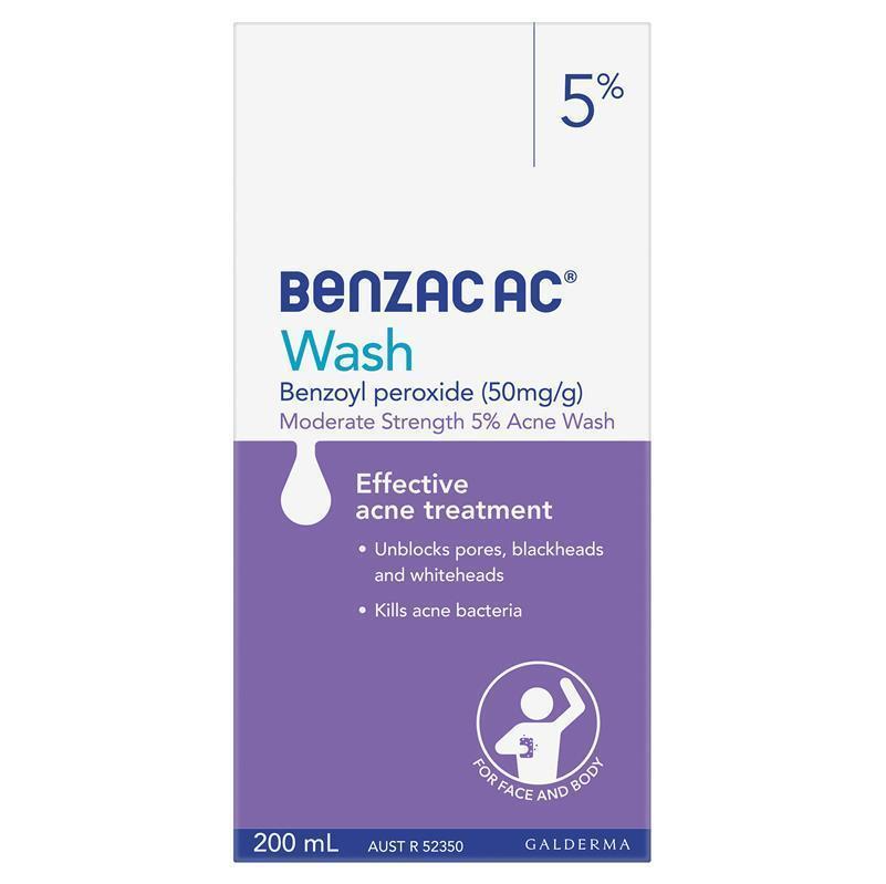 Benzac AC 5% 溫和抗痘潔膚露 200mL