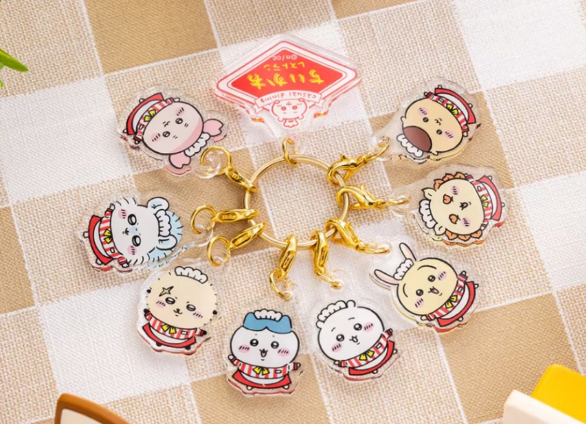 吉伊卡哇餐廳系列壓克力吊飾（單個販售）