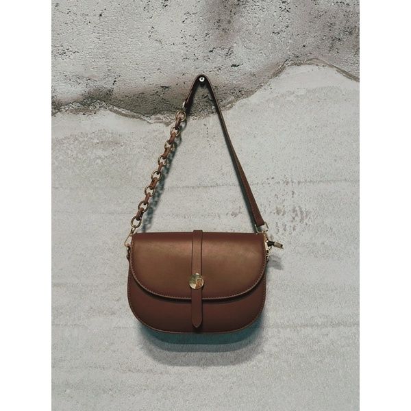 I’m loving it質感鏈條馬鞍包｜美拉德 小方包 肩背包 斜背包｜點我看介紹