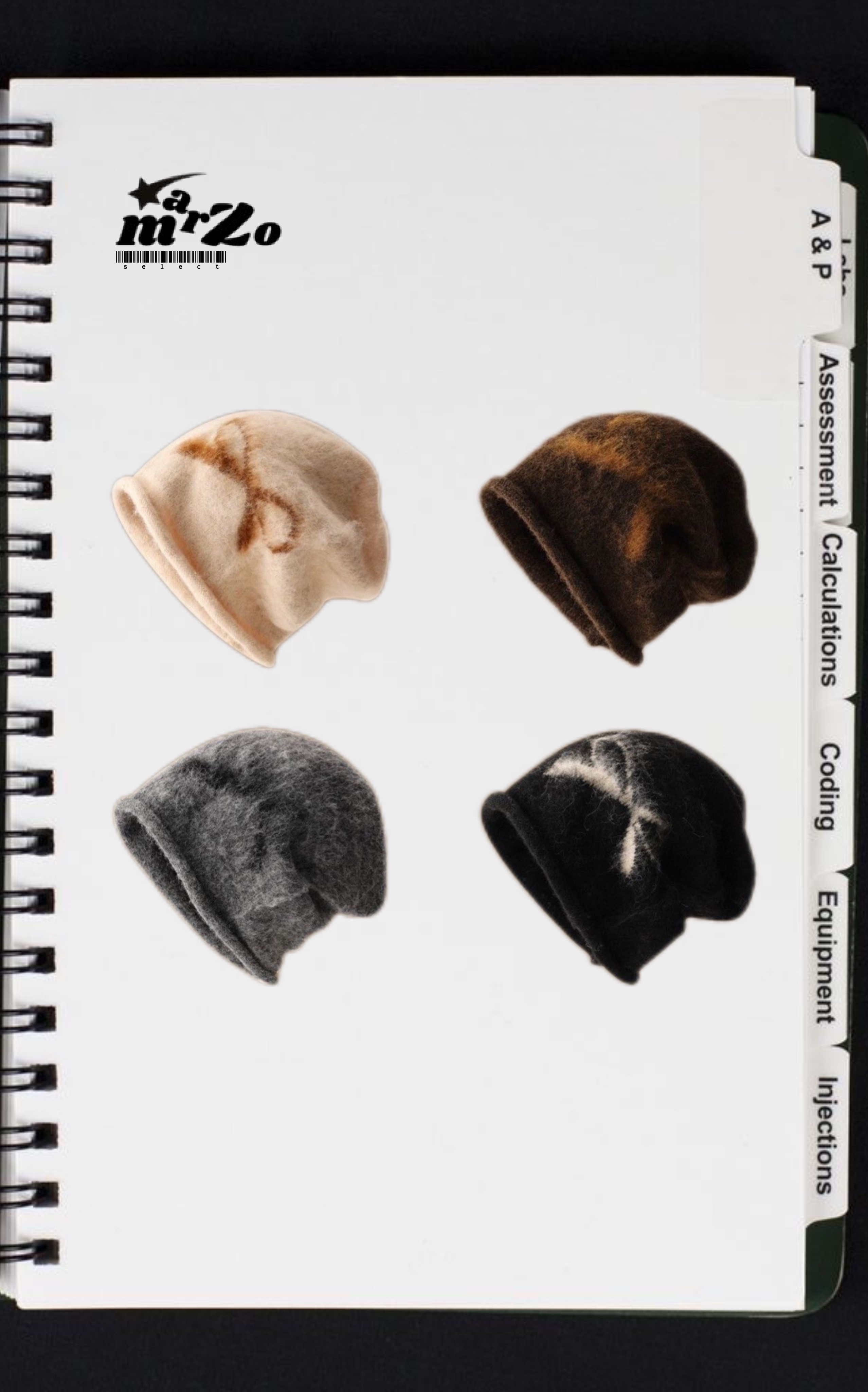 𝗠𝗔𝗥𝗭𝗢 顯臉小的冷帽（五色）