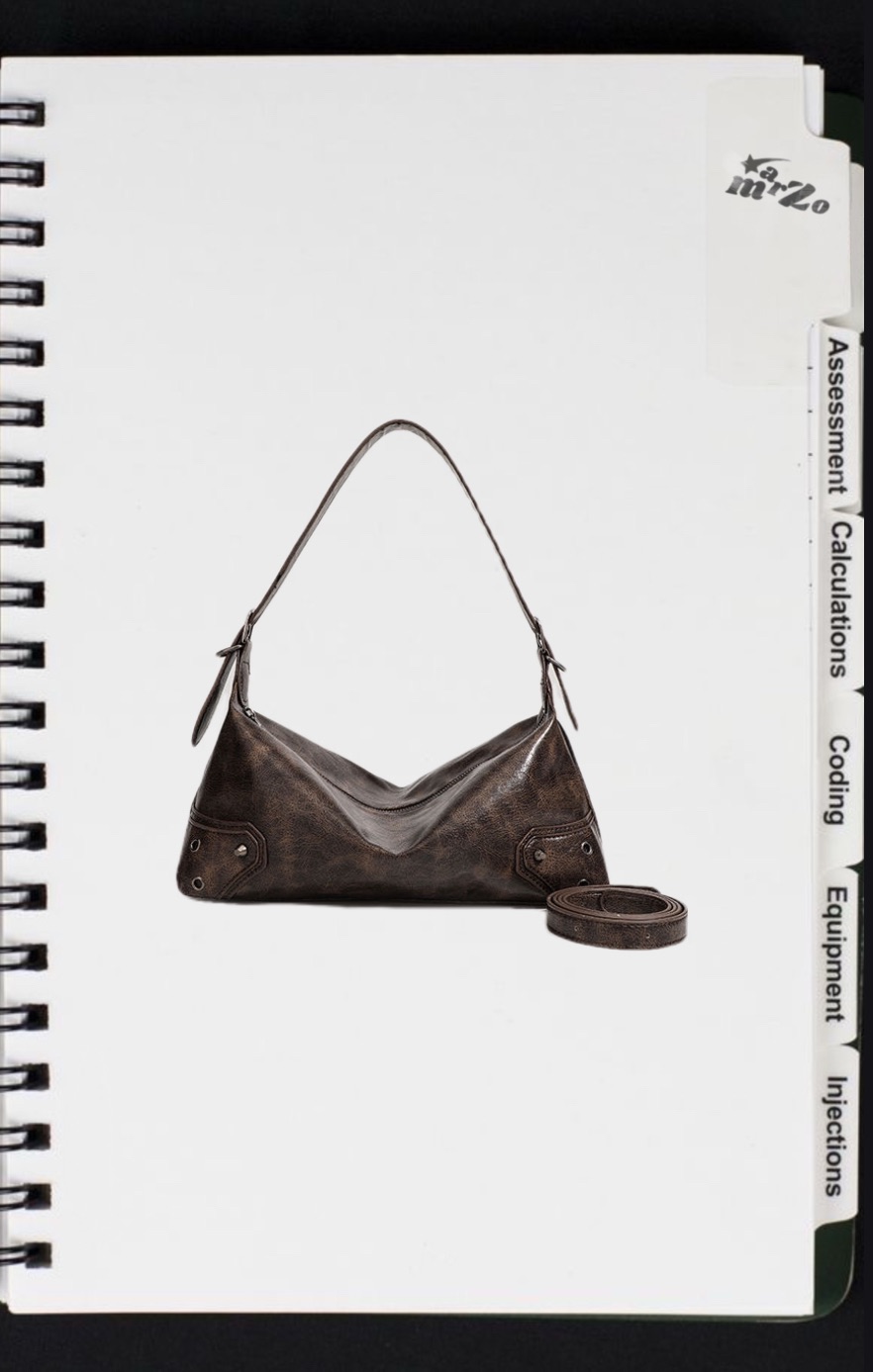 𝗠𝗔𝗥𝗭𝗢 復古腋下包（IG有實拍影片）