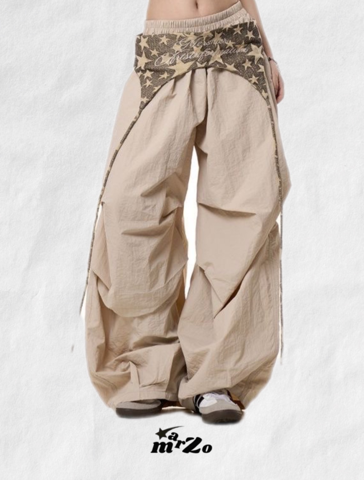 𝗠𝗔𝗥𝗭𝗢 美式飄帶涼涼的褲