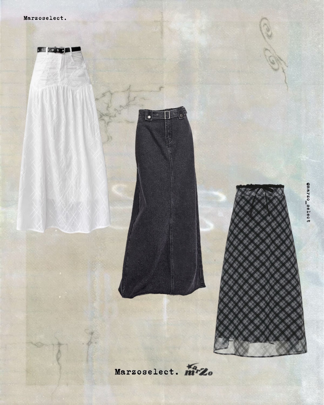 𝗠𝗔𝗥𝗭𝗢 顯比例的長裙們