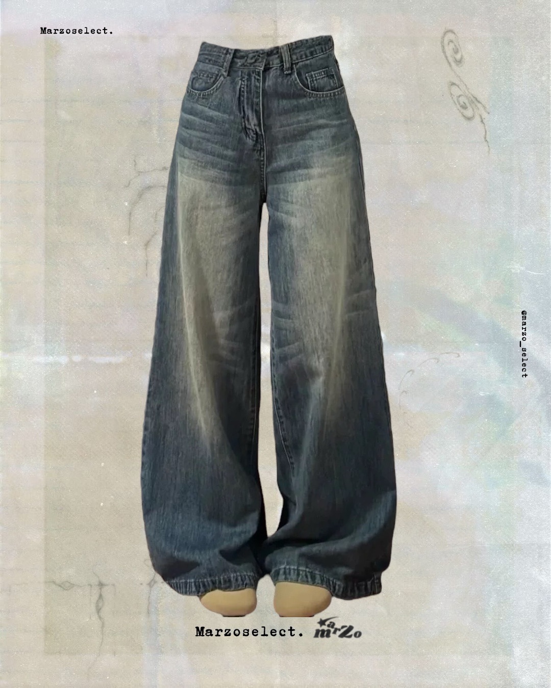 𝗠𝗔𝗥𝗭𝗢 「熱銷款」🌷寬鬆美式水洗褲