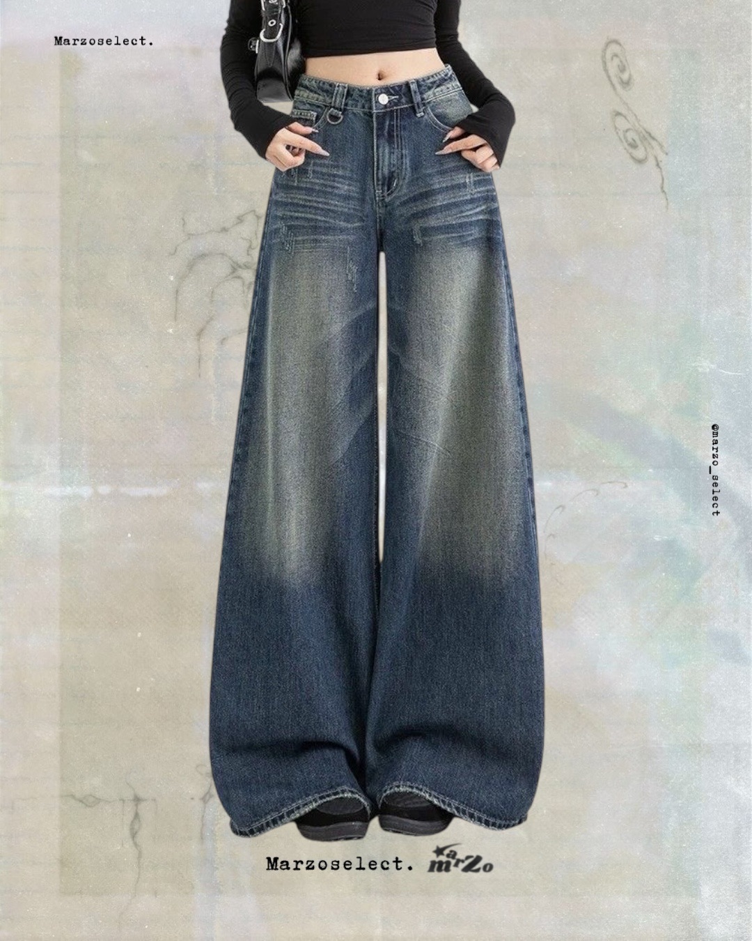𝗠𝗔𝗥𝗭𝗢 🌷絕對修飾腿型的寬版牛仔褲