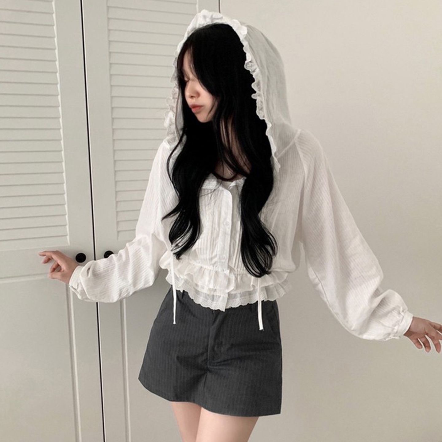 𝗠𝗔𝗥𝗭𝗢「韓女寶藏🪽」泡泡袖公主風外套