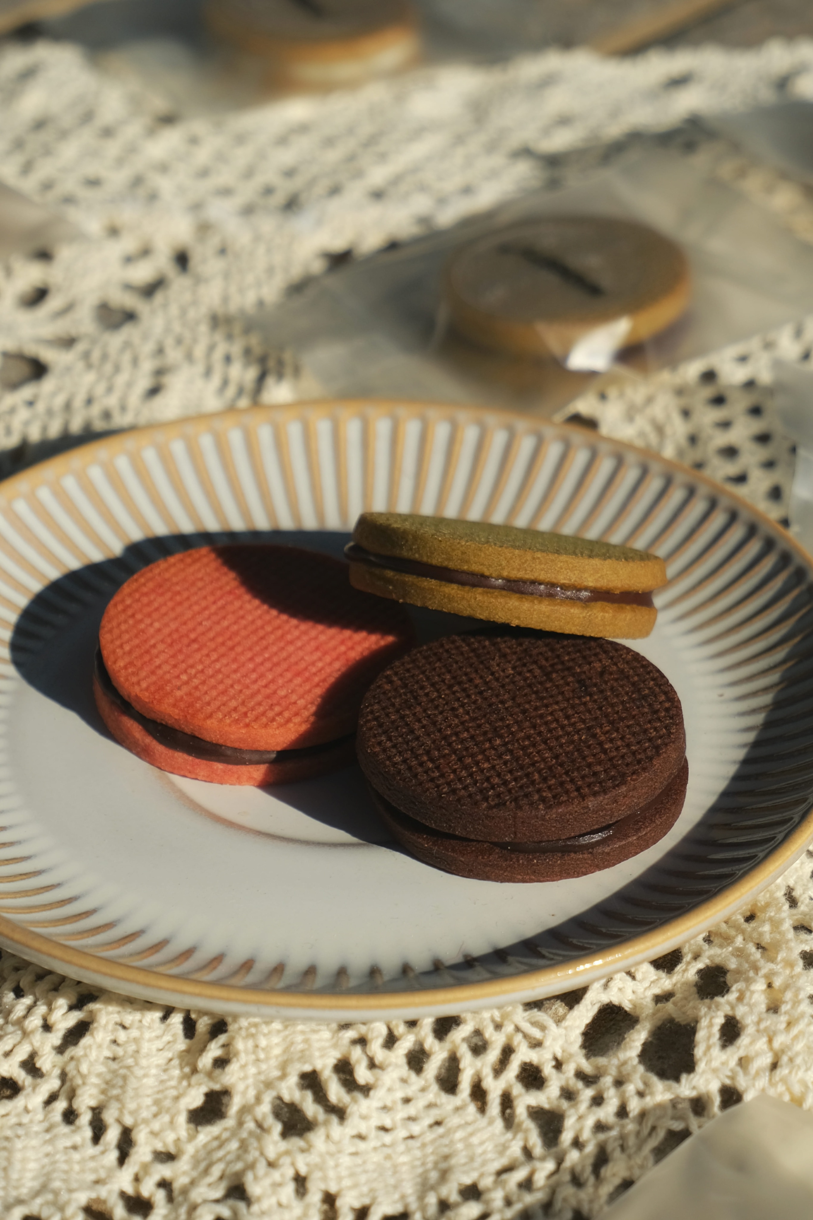 美式夾心餅乾/內餡（巧克力、白巧克力）