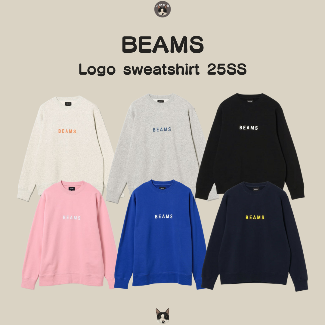 BEAMS Logo sweatshirt 25SS
